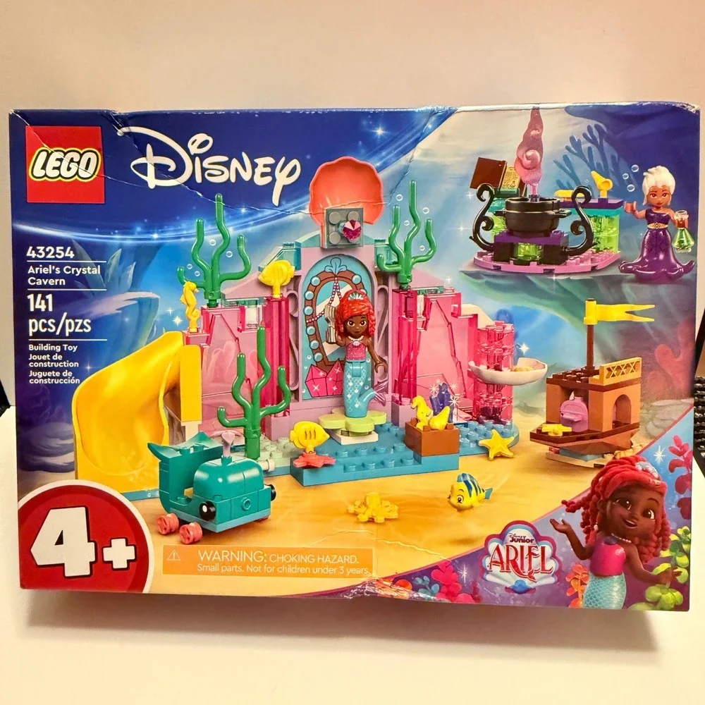 LEGO Disney Ariel's Crystal Cavern Kids 141pc Multi NEW 43254 Mermaid Set